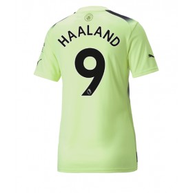 Damen Fußballbekleidung Manchester City Erling Haaland #9 3rd Trikot 2022-23 Kurzarm